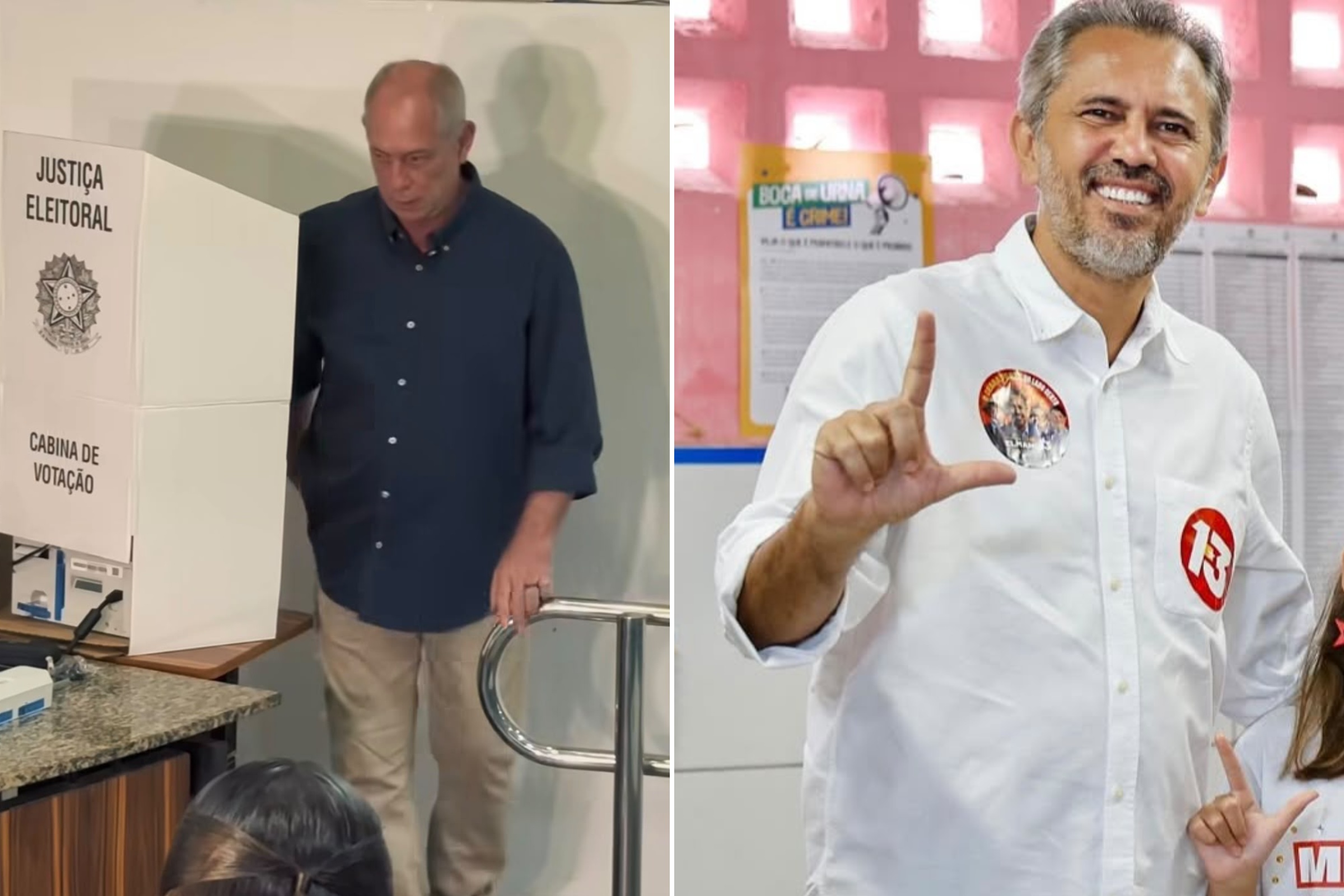 Candidatos ao governo, Ciro Gomes e Elmano votam no Ceará. Veja como foi
