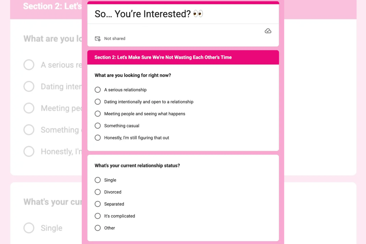 Cansada de apps de namoro, mulher cria formulário para encontrar marido