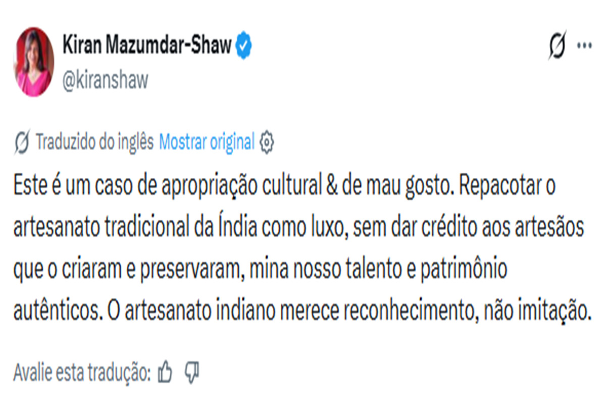 Bolsa Fendi apropriação cultural - Metrópoles 