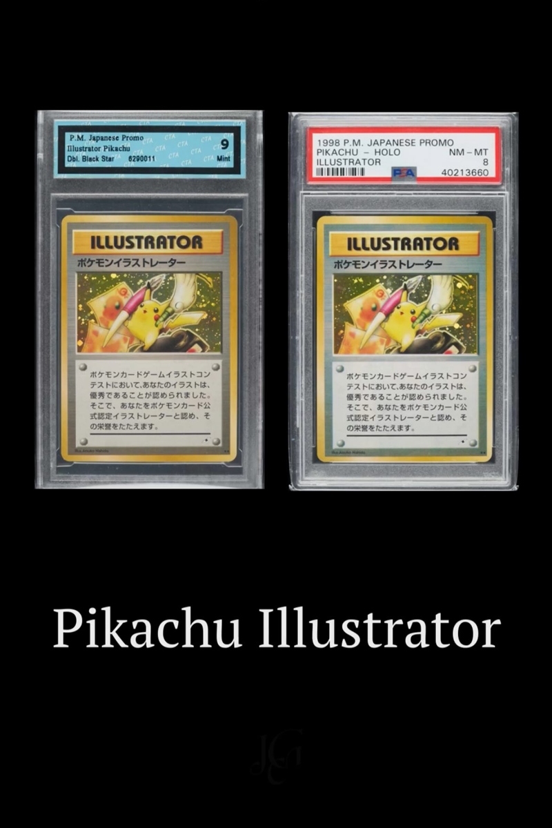 Foto colorida da carta de Pokémon Pikachu Illustrator - Metrópoles