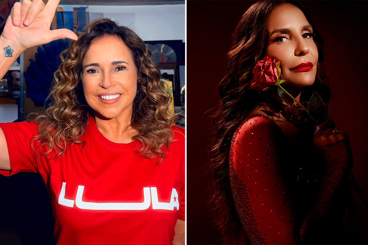 Daniela Mercury cobra posicionamento de Ivete Sangalo para "eleger Lula"