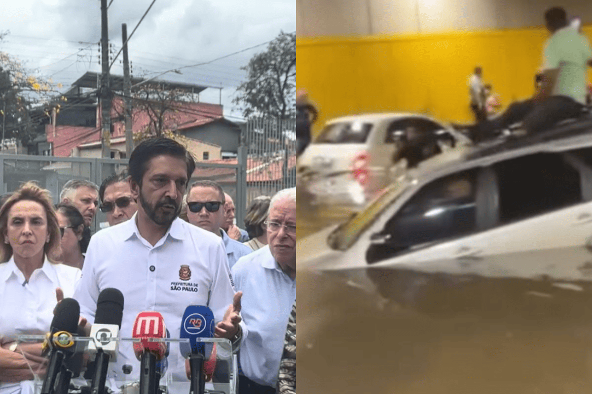 "Protocolo funcionou": diz Nunes após chuva que alagou túnel do Anhangabaú