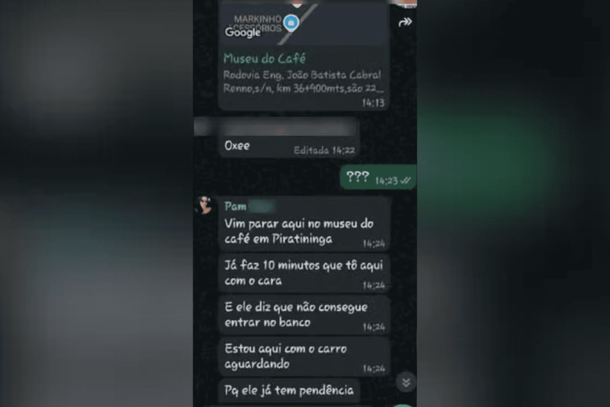 Motorista morta enviou mensagem com localização próxima de onde foi achada