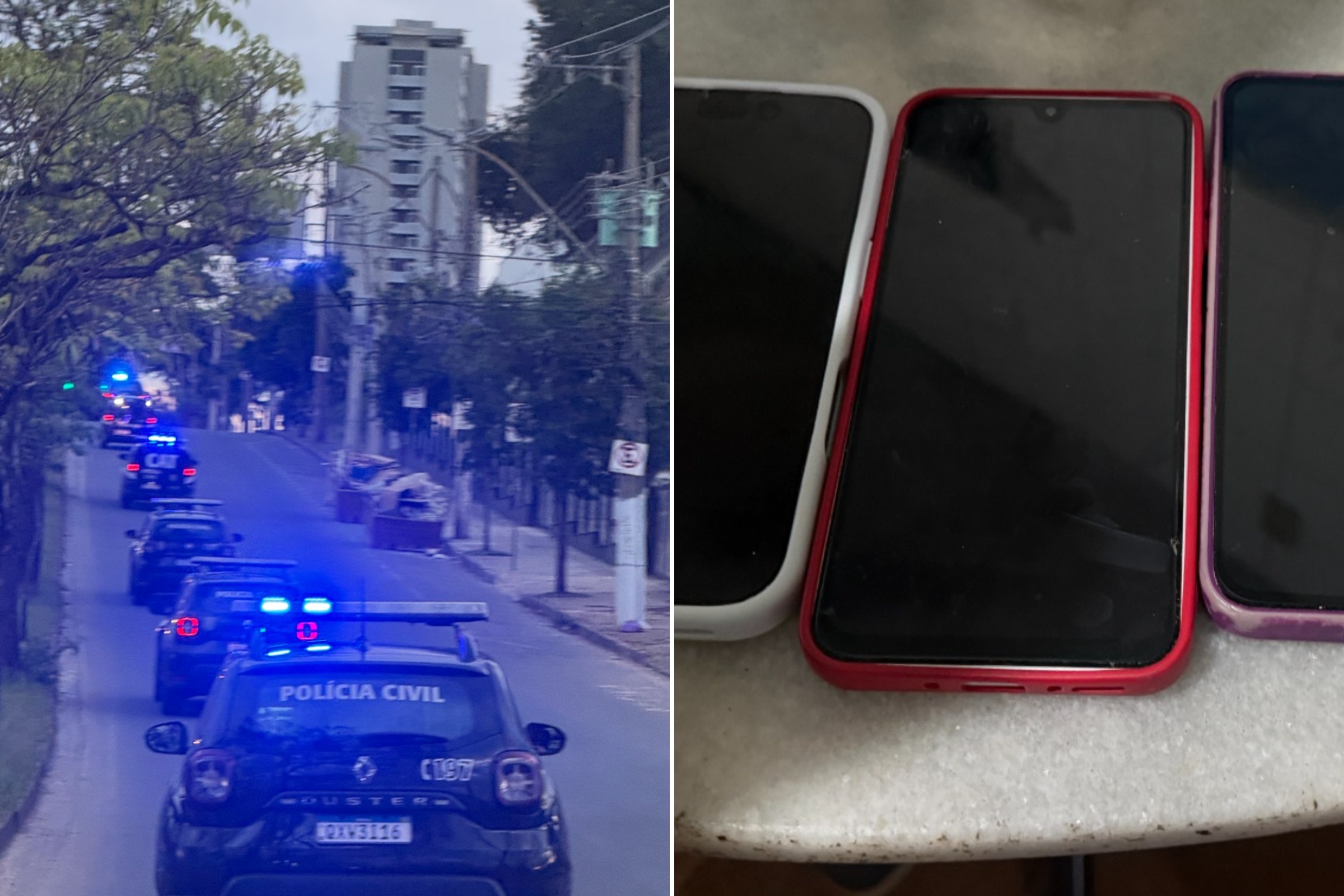 Homem saía de porta-malas de carro de app para roubar em BH; dupla é presa