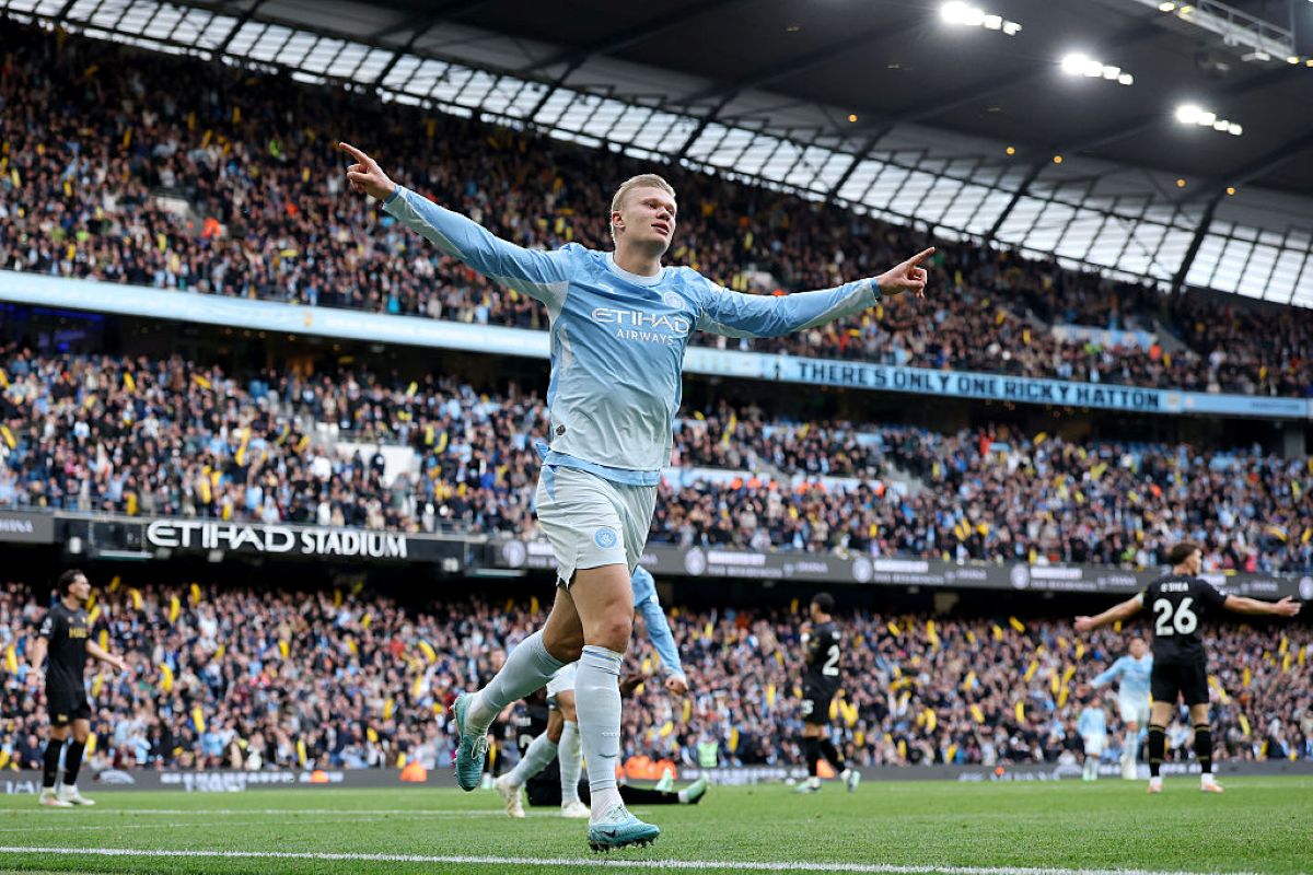 Haaland marca dois e City vence o Ipswich Town pela Premier League