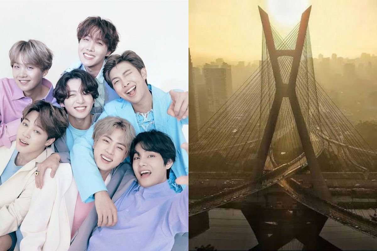 Prefeitura de SP permite que Ponte Estaiada fique roxa em homenagem ao BTS