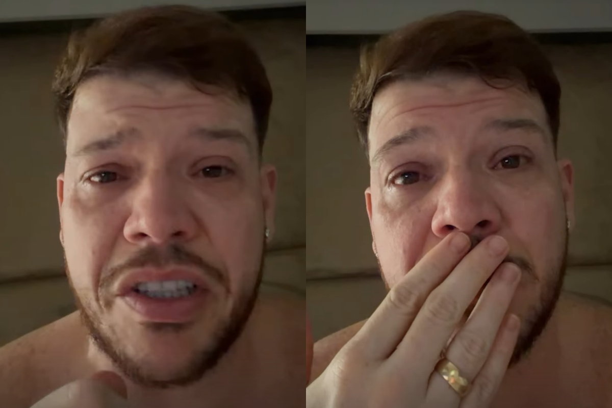 Ferrugem chora ao comentar caso de menino exposto por influenciadora