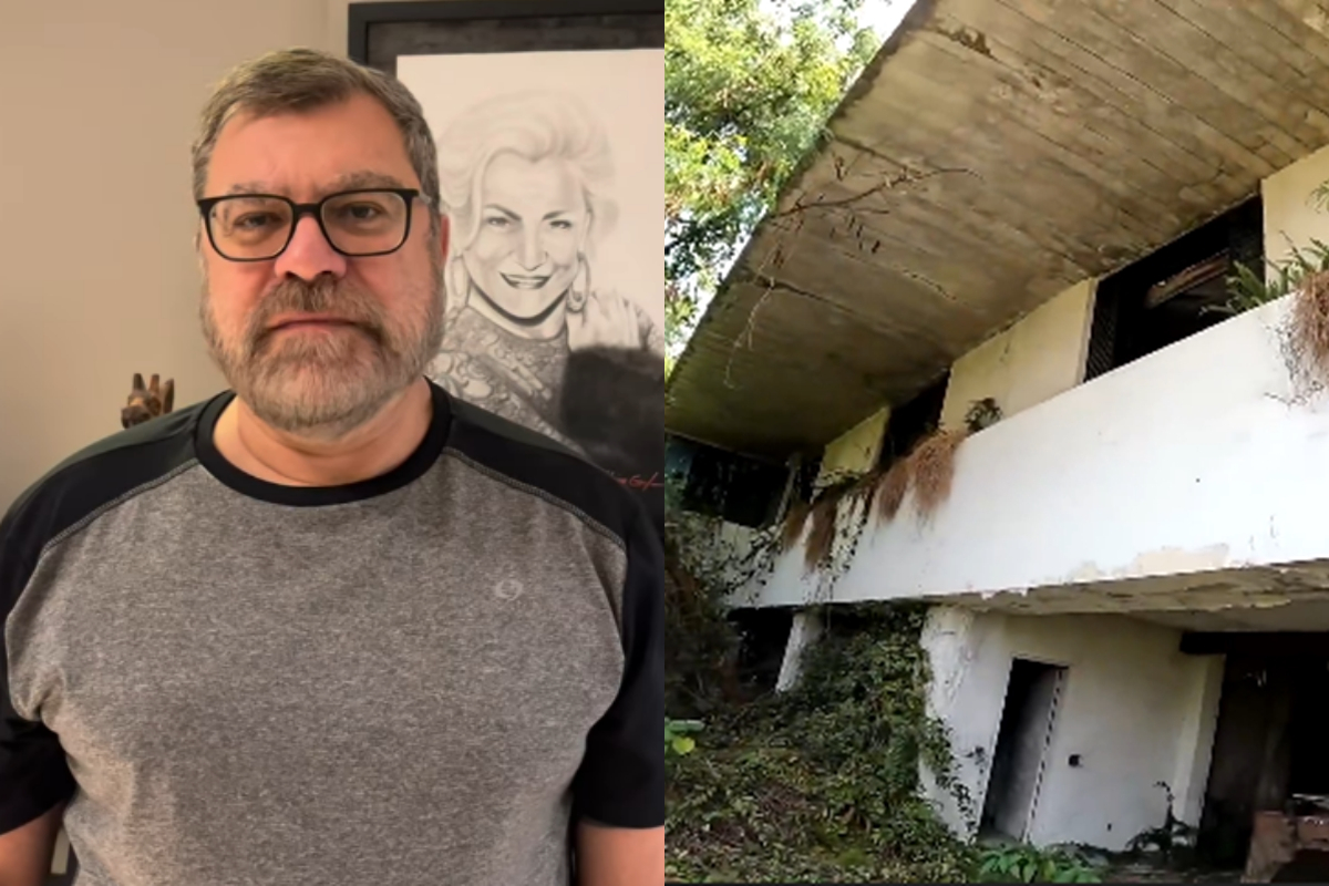 Filho de Hebe Camargo explica a quem pertence mansão que está abandonada