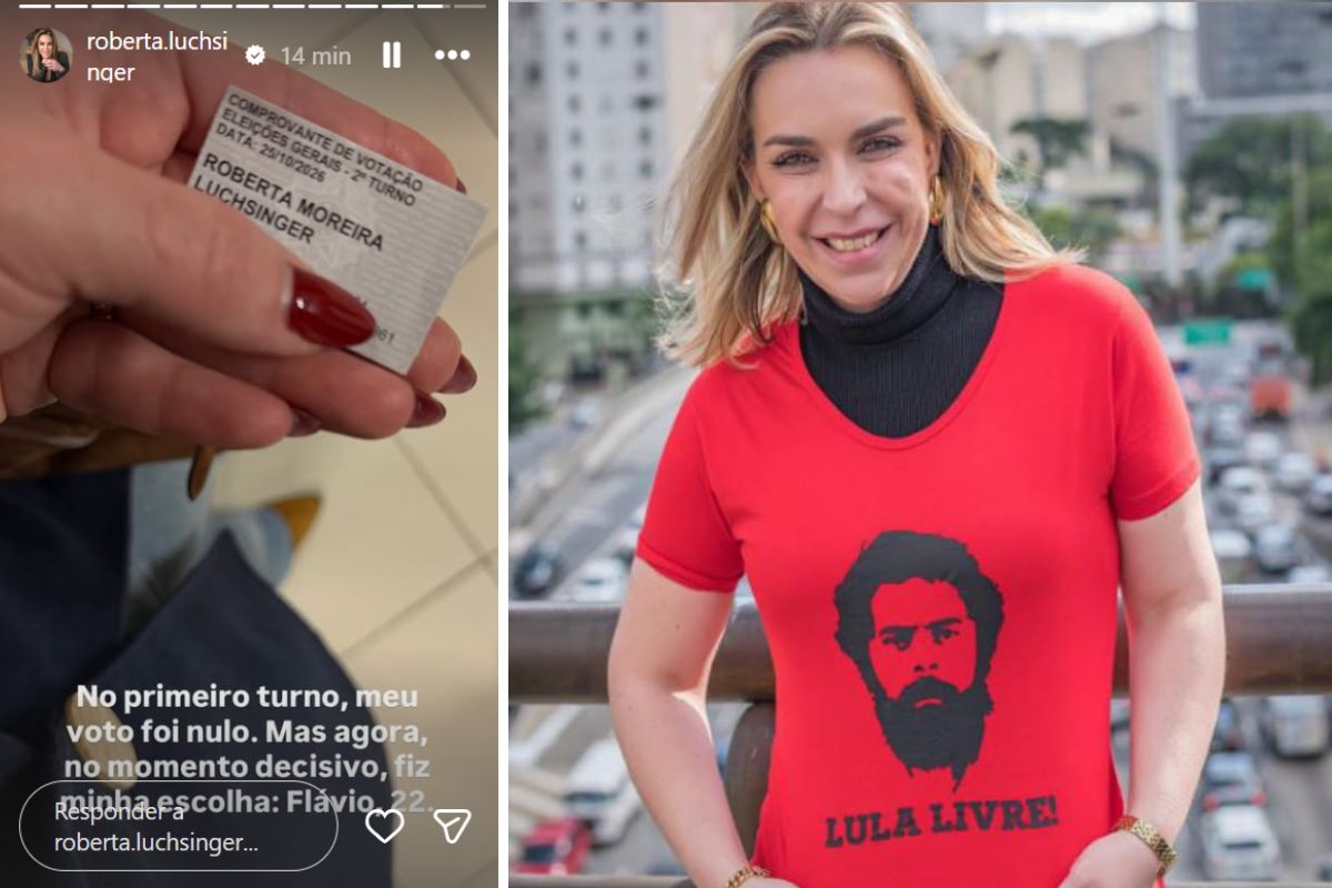 Amiga de Lulinha, lobista Roberta Luchsinger declara voto em Flávio