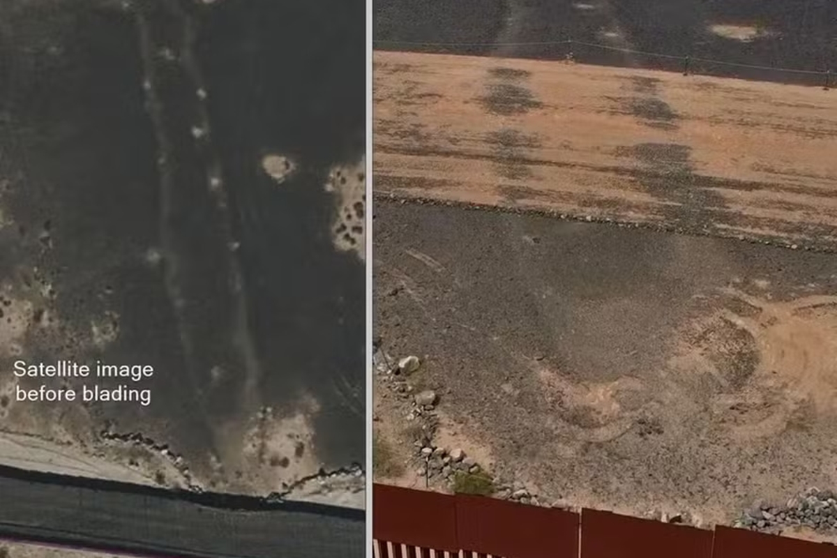 Obra de Trump danifica geoglifo mais velho que as pirâmides do Egito