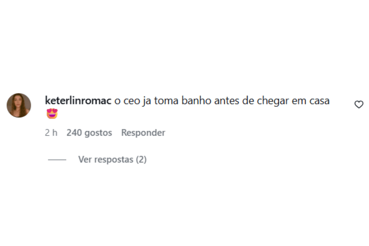 Comentário no Instagram do São Paulo Sobre Trilhos em critica ao Metrô de São Paulo após fortes chuvas.