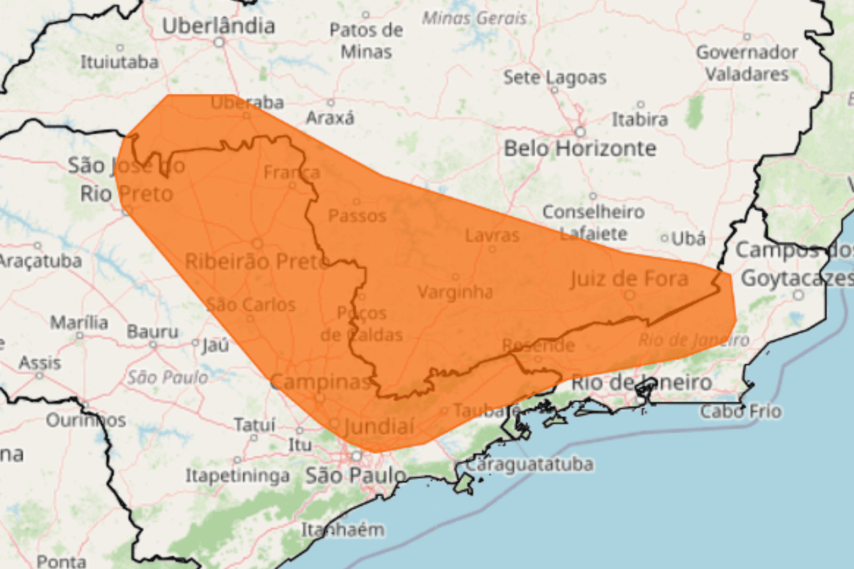 SP tem alerta laranja de tempestade no feriado de Nossa Senhora Aparecida