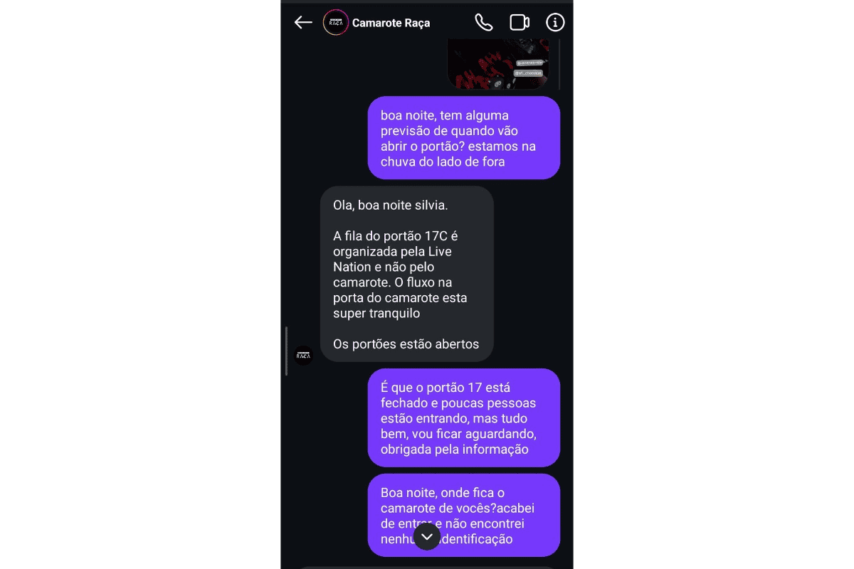 Camarote Raça informa que Live Nation é responsável pelas filas no show do BTS.