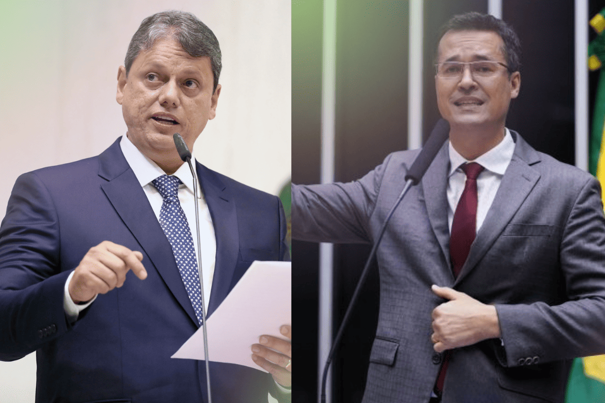 Tarcísio de Freitas elogia e defende que Deltan Dallagnol assuma o Senado