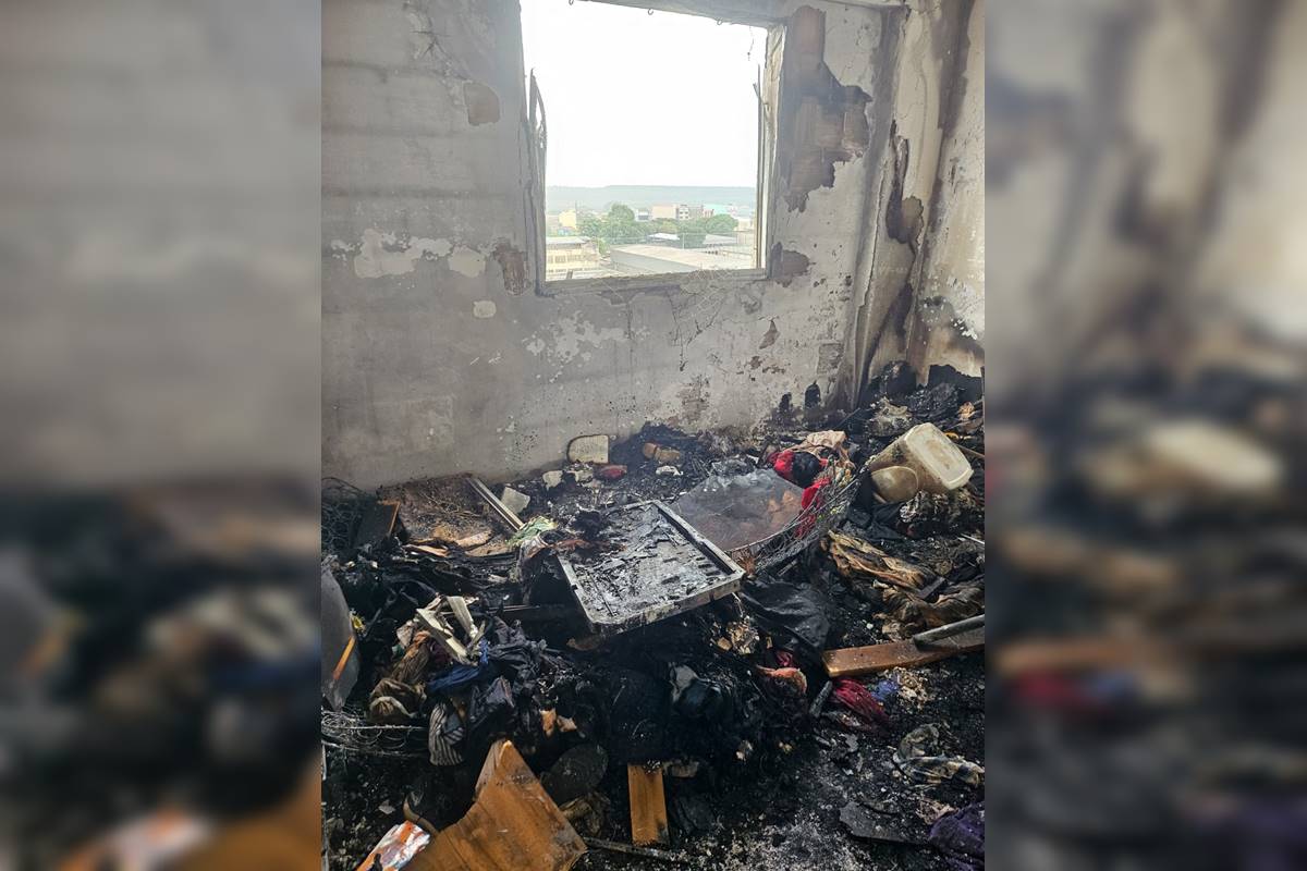 Dona de apartamento destruído por incêndio no DF perde tudo e faz vaquinha
