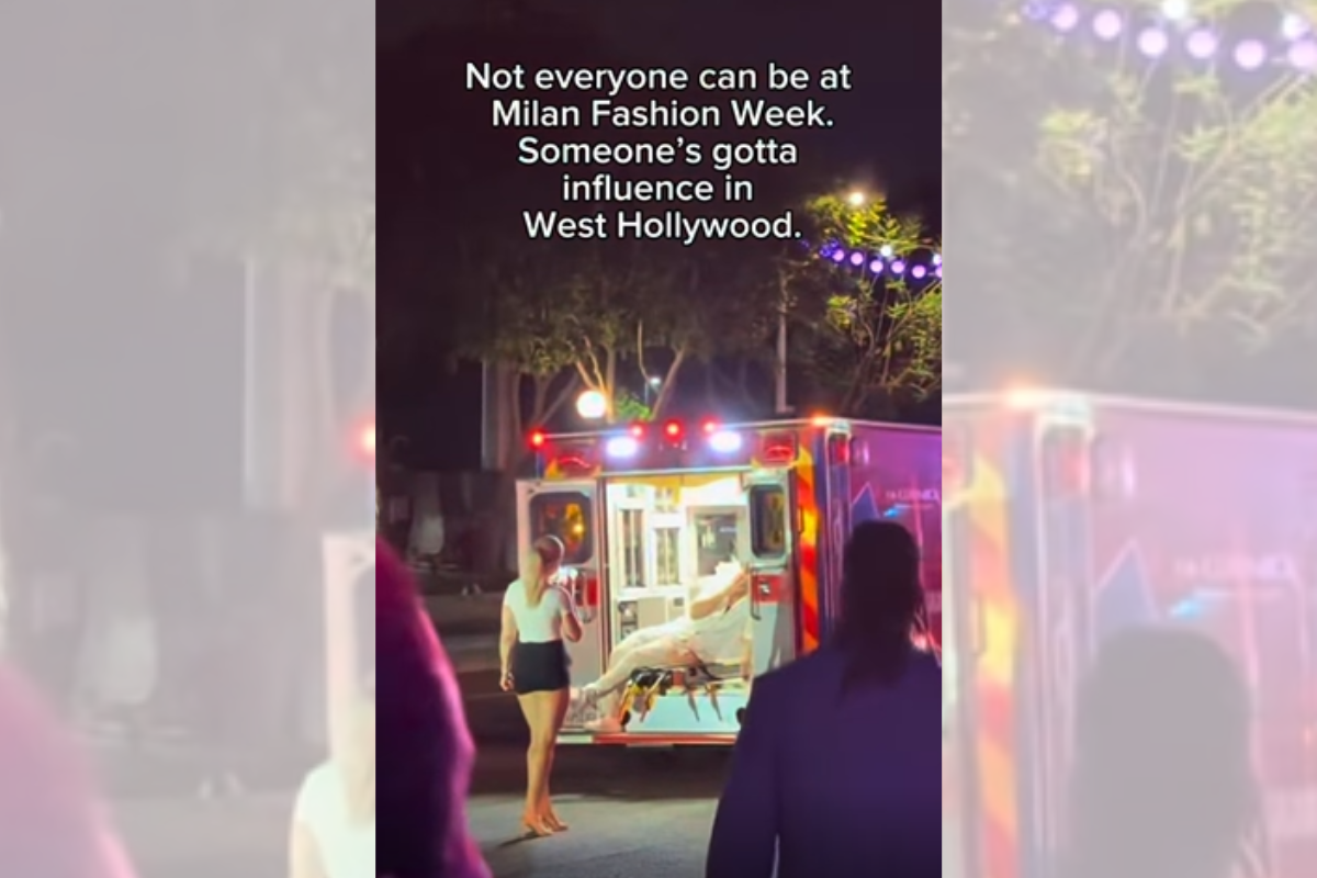 Influencers causam revolta ao bloquearem ambulância para sessão de fotos