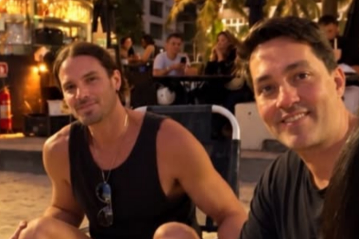 Jonatas Faro e o namorado, Paulo Mesquita