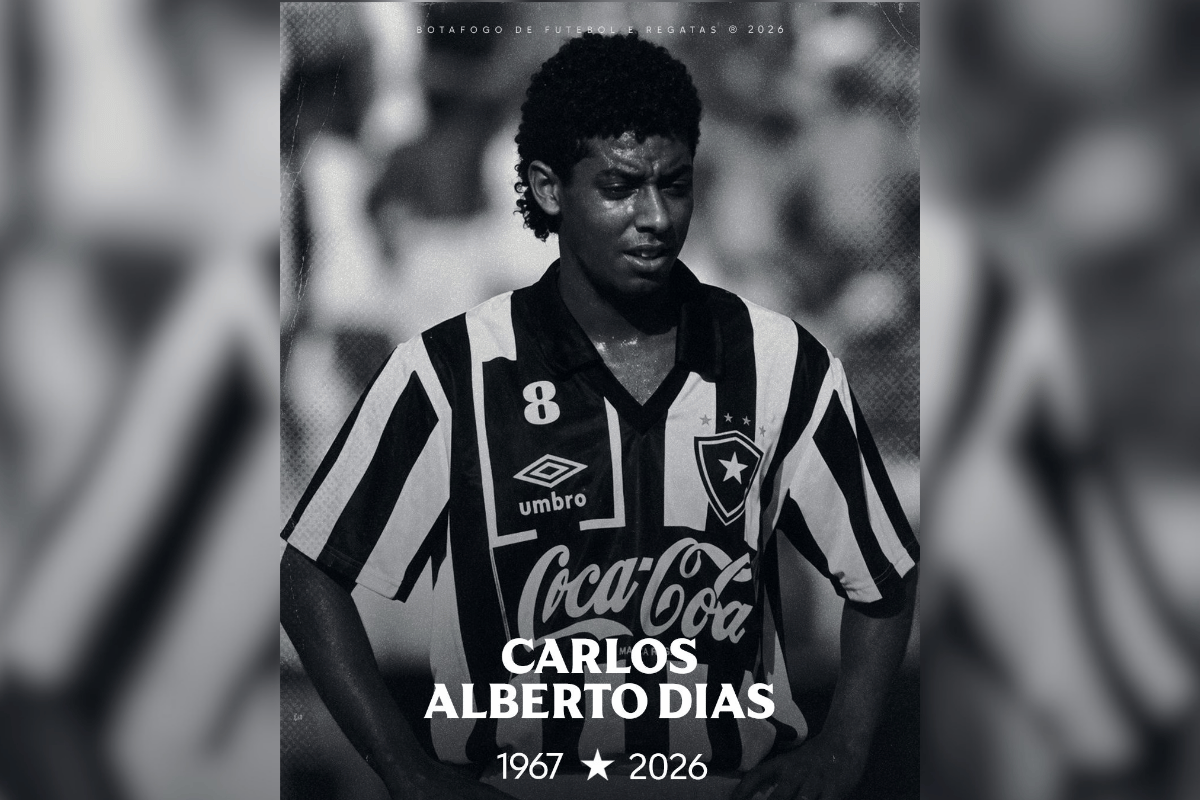 Botafogo lamenta morte de Carlos Alberto Dias, ex-jogador do clube