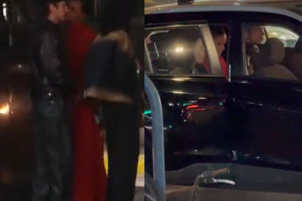 Exclusivo: Juliano Floss e Thainá Duarte trocam carinhos e entregam romance