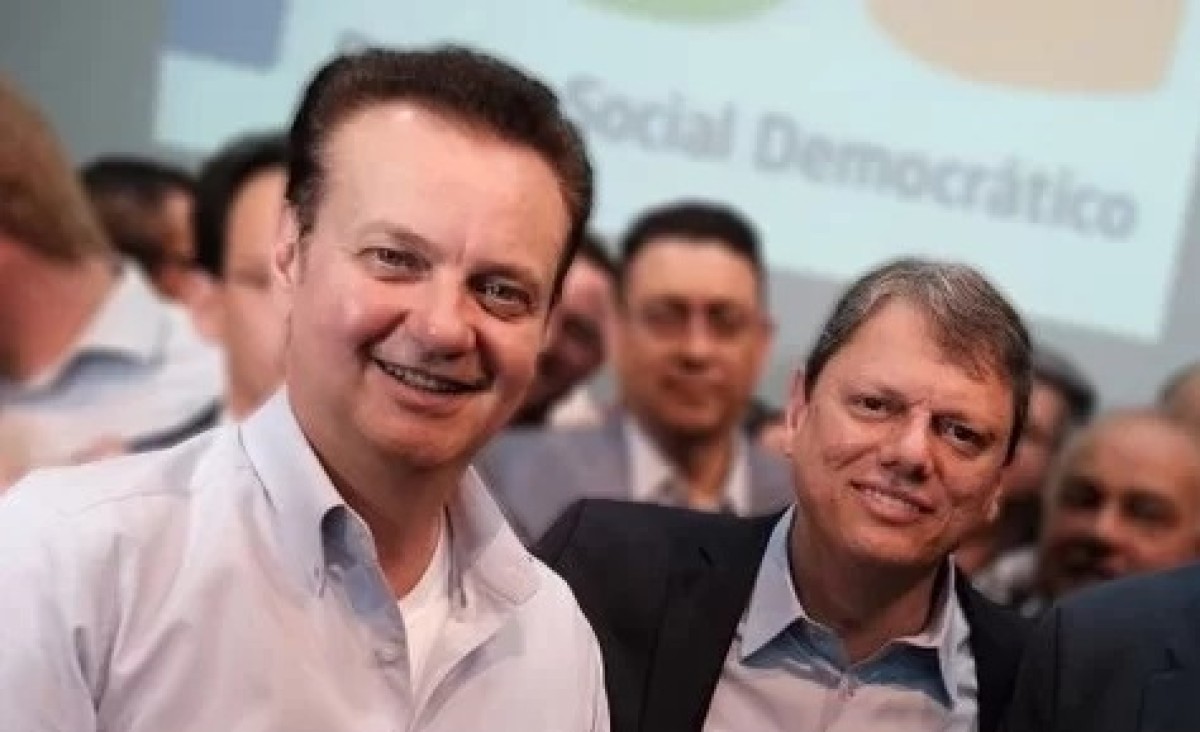PSD de Gilberto Kassab parabeniza Tarcísio de Freitas por reeleição em SP