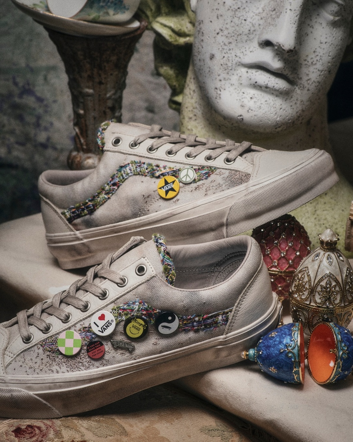 vans alta-costura tweed - metrópoles