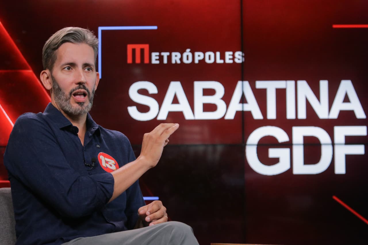 Leandro Grass (PT) participa de sabatina do Metrópoles nesta sexta-feira
