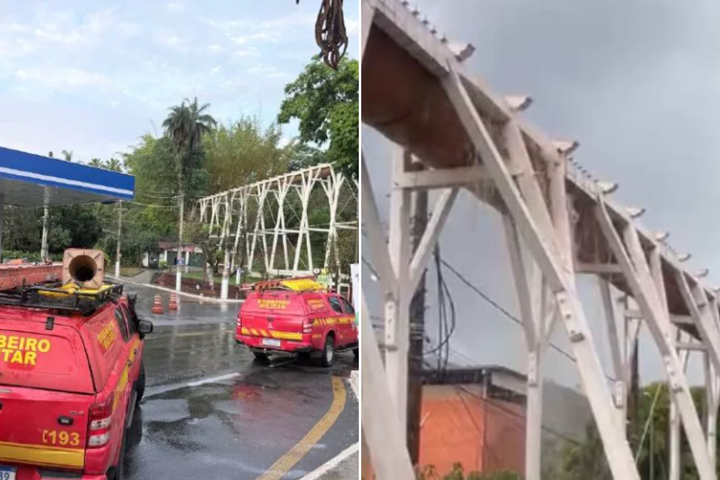 MG: Aqueduto Bicame é estabilizado após chuva e Nova Lima libera trânsito