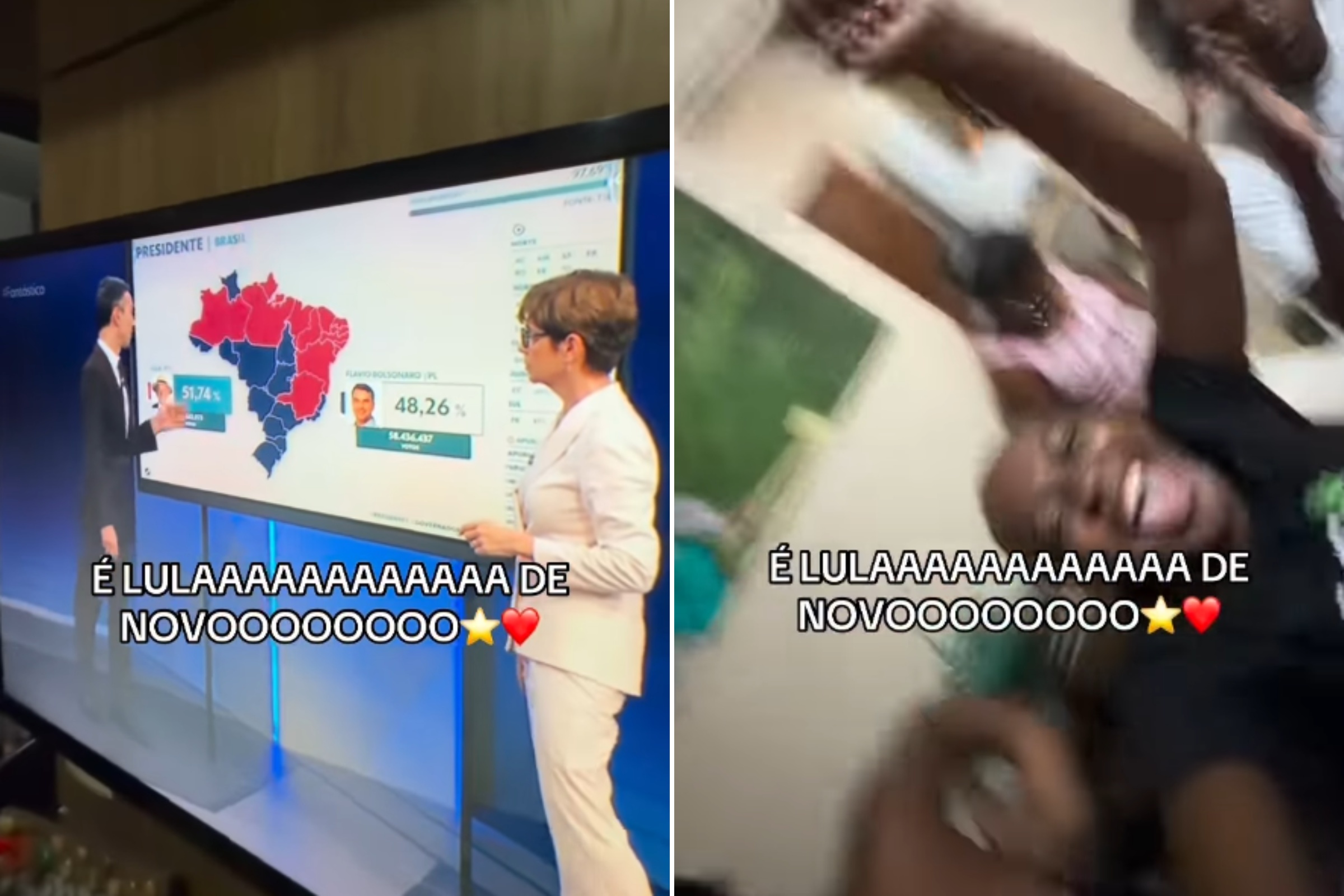 Ana Elisa comemora vitória de Lula ao lado da família em MG