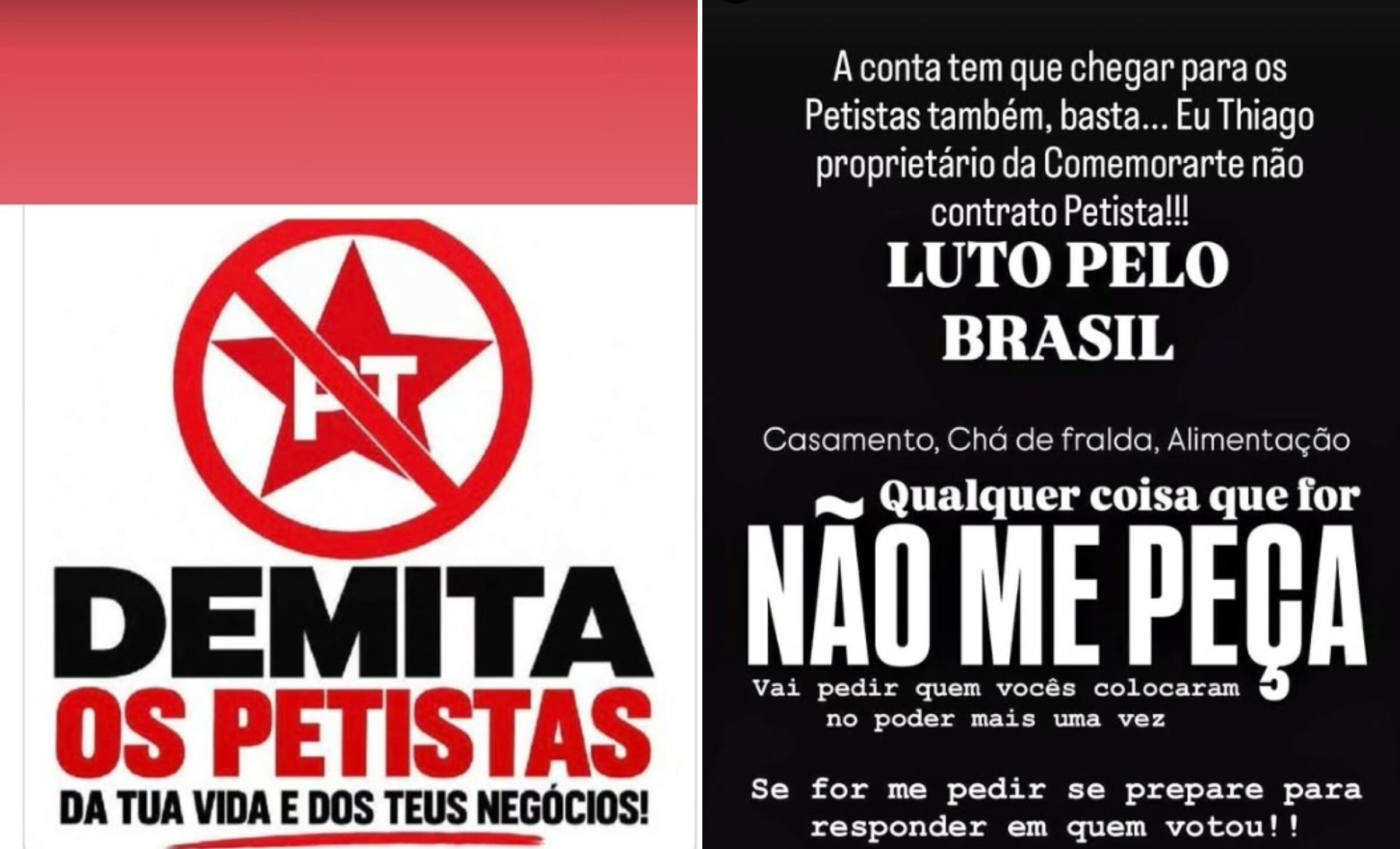 Empresários promovem demissões de "esquerdistas"