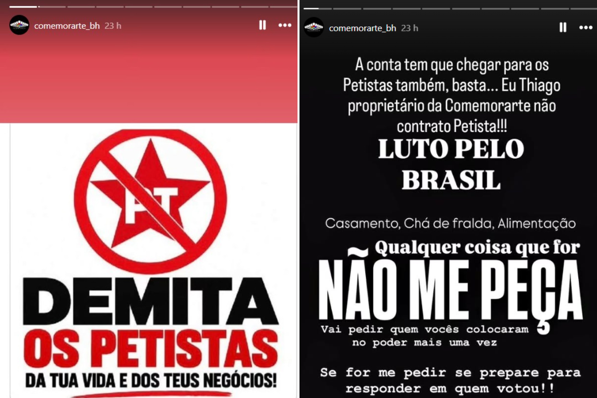 Empresários defendem demissão de "petistas" após vitória de Lula em MG