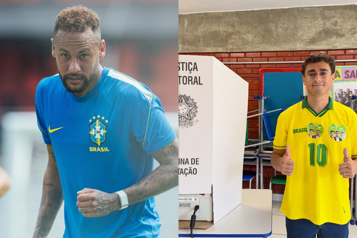 Neymar comenta post de Nikolas Ferreira e faz gesto enigmático nas redes