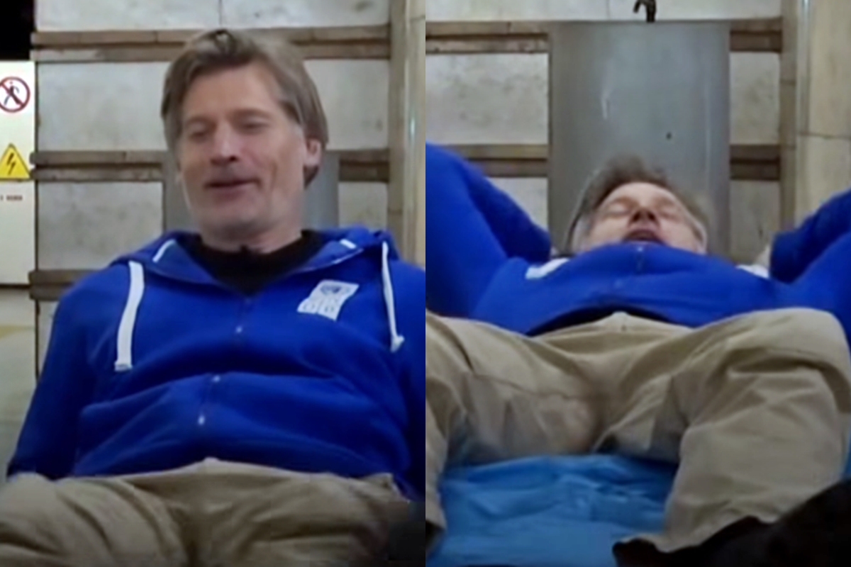 Ator de Game of Thrones dorme em metrô na Ucrânia para fugir de bombardeio