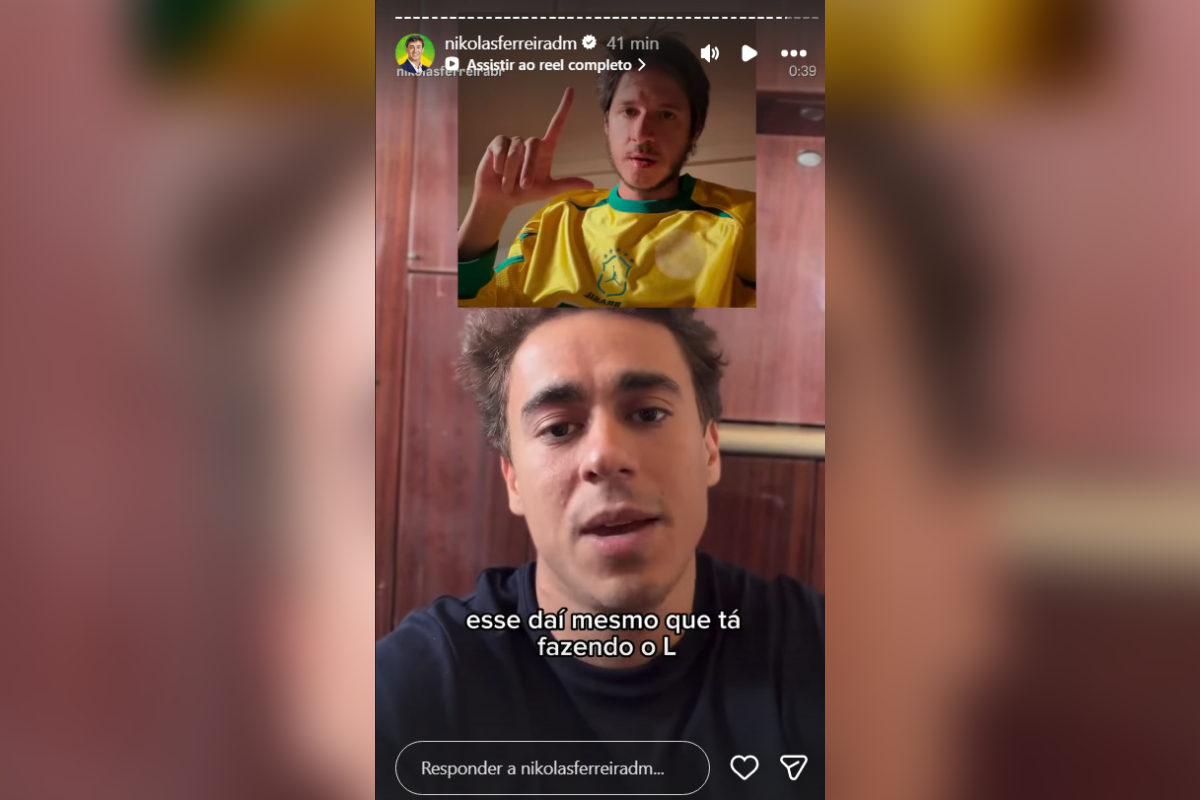 Com áudio barrado, Nikolas cobra Rubel: "Covarde, calou voz de nordestinos"