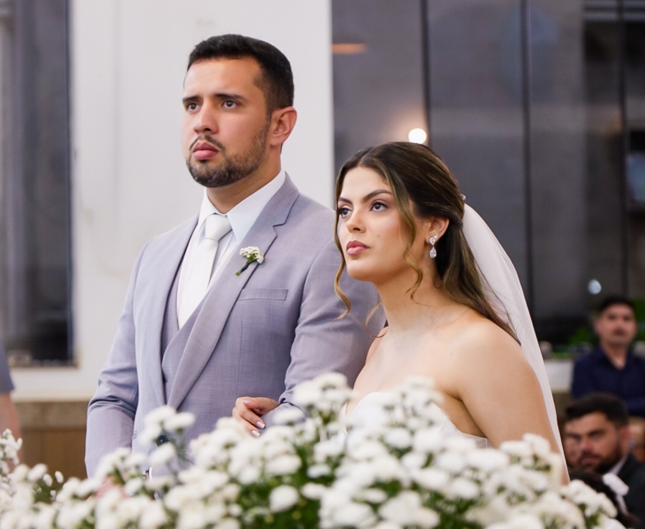 Casal de noivos mineiros Maria