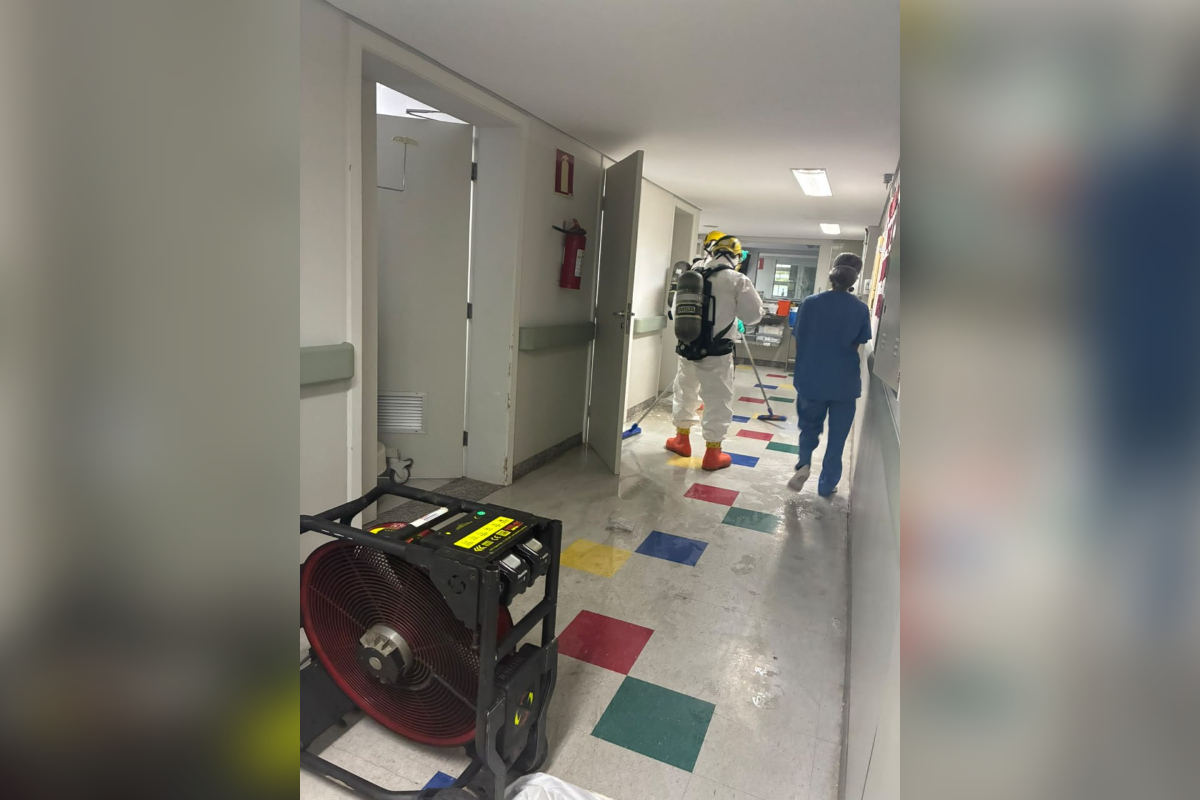Ácido vaza em CTI infantil da Santa Casa de BH e 4 pessoas passam mal