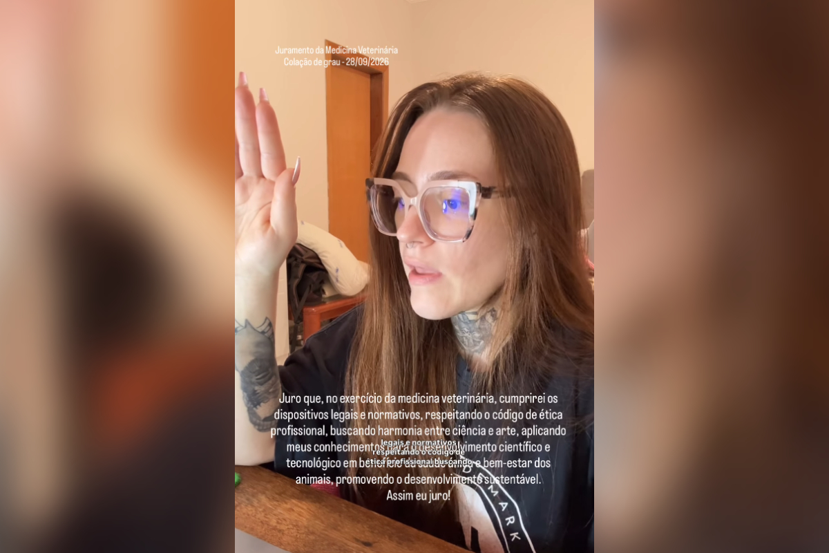 Mulher com a “pior dor do mundo” se forma em medicina veterinária