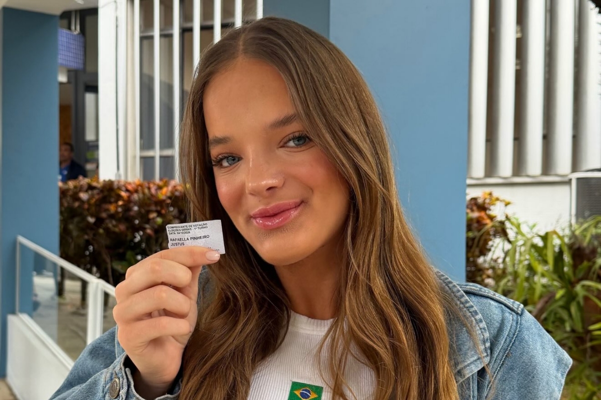 Rafaella Justus vota pela primeira vez e celebra: “Bom demais”