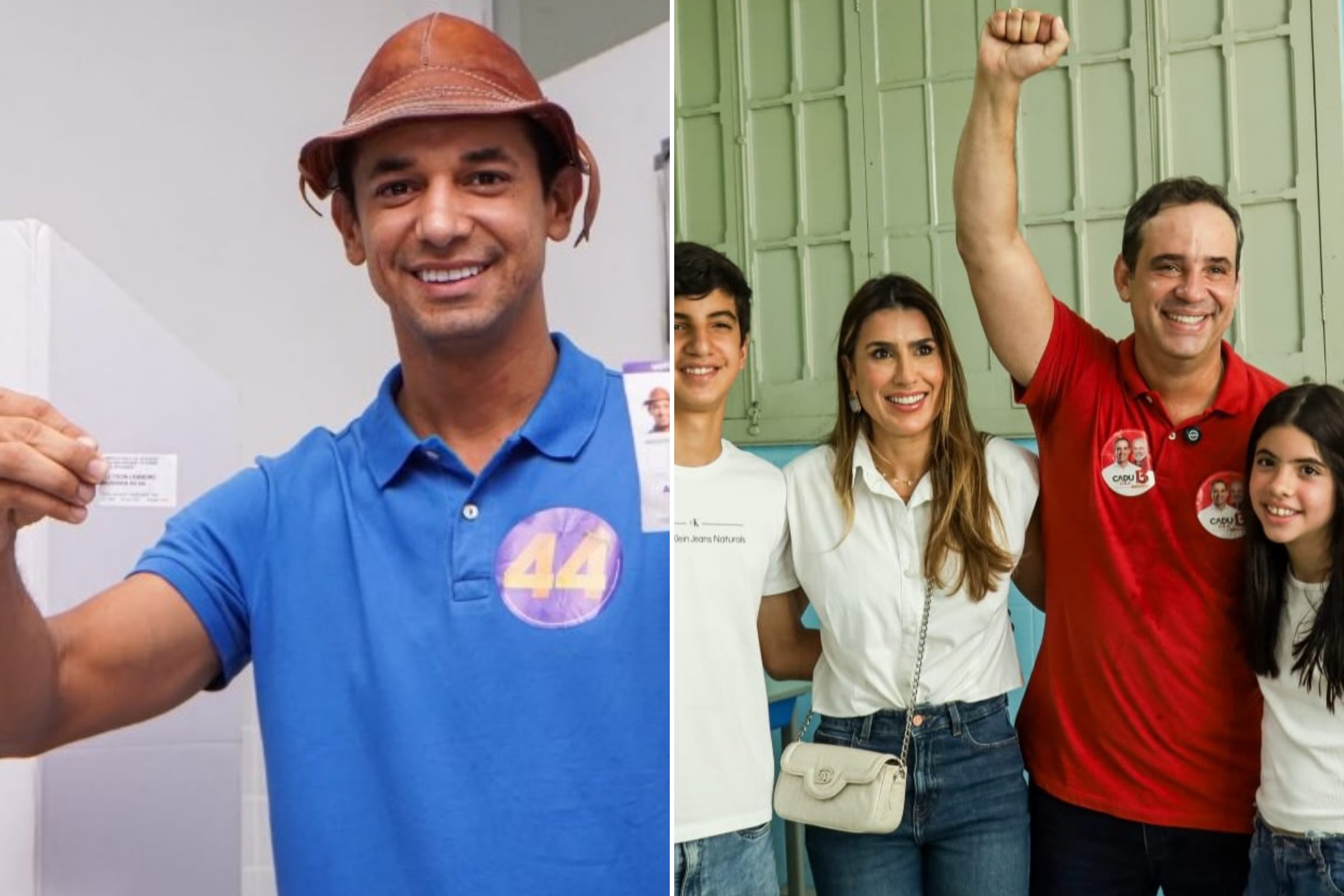 RN: candidatos ao governo, Allyson Bezerra e Cadu de Lula votam no 2º turno