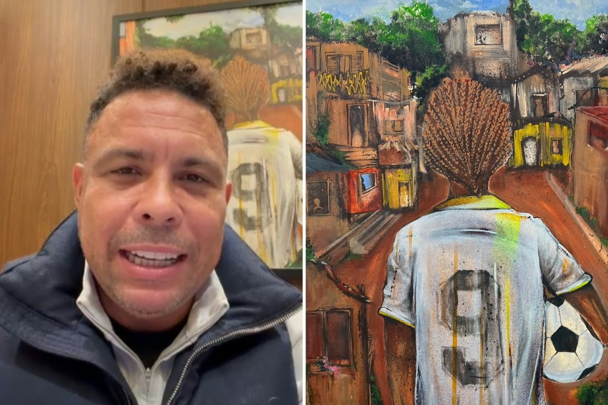 Como tela de grafiteiros de SP foi parar em vídeo de Ronaldo Fenômeno
