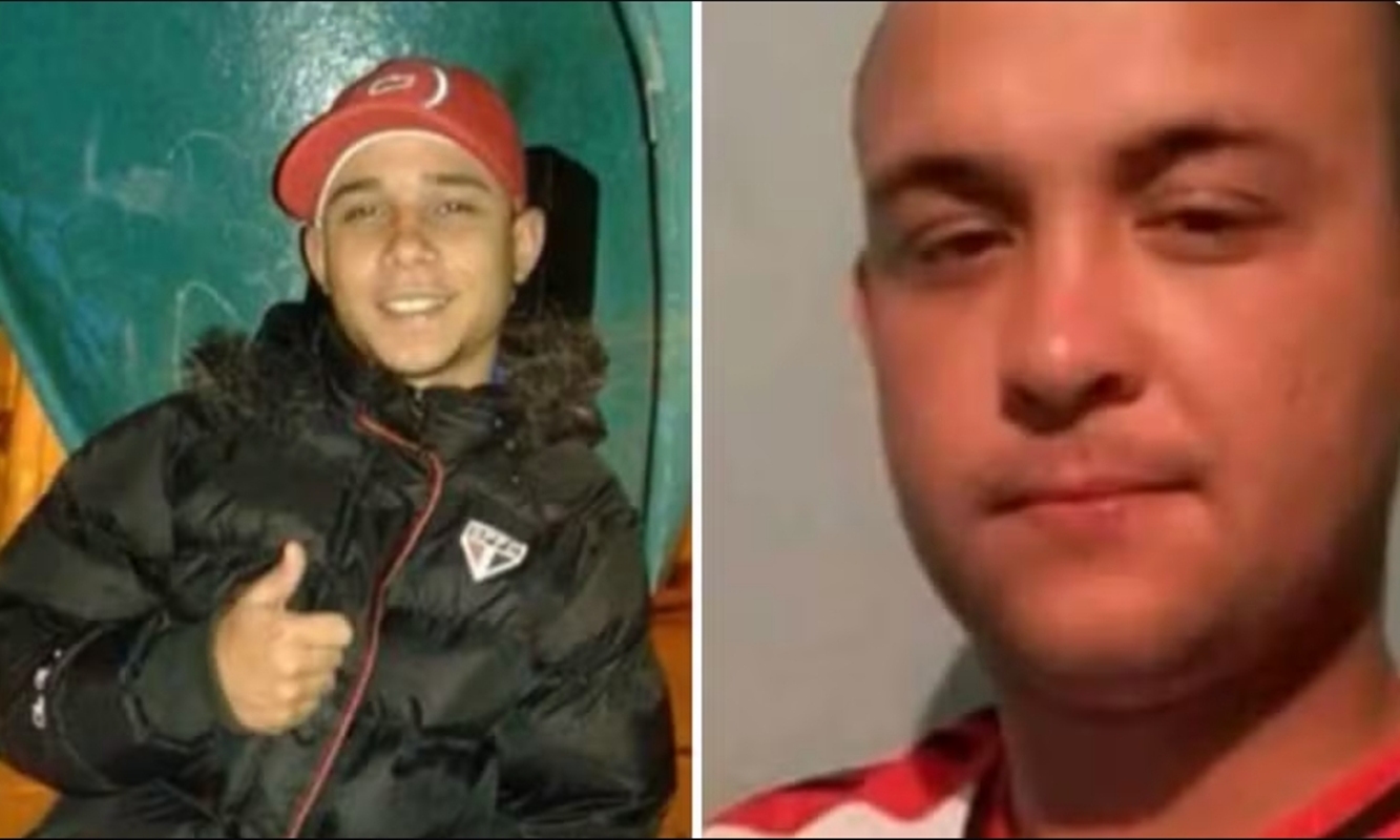 Jorge Lucas Paes, de 17 anos, e Tiago Guimarães Dingo, de 24 - Metrópoles
