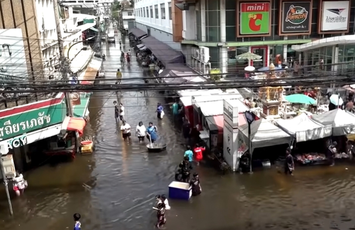 Enchente em Bangkok - Metrópoles