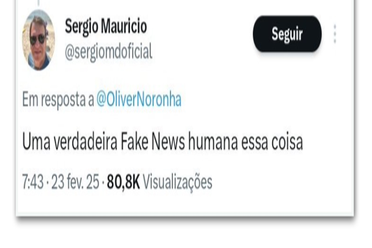 Comentário de Sérgio Maurício contra Erika Hilton