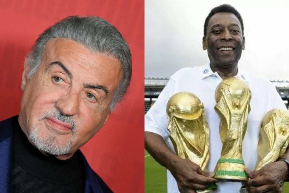 Sylvester Stallone relembra história inusitada com Pelé: "Quebrou meu dedo"