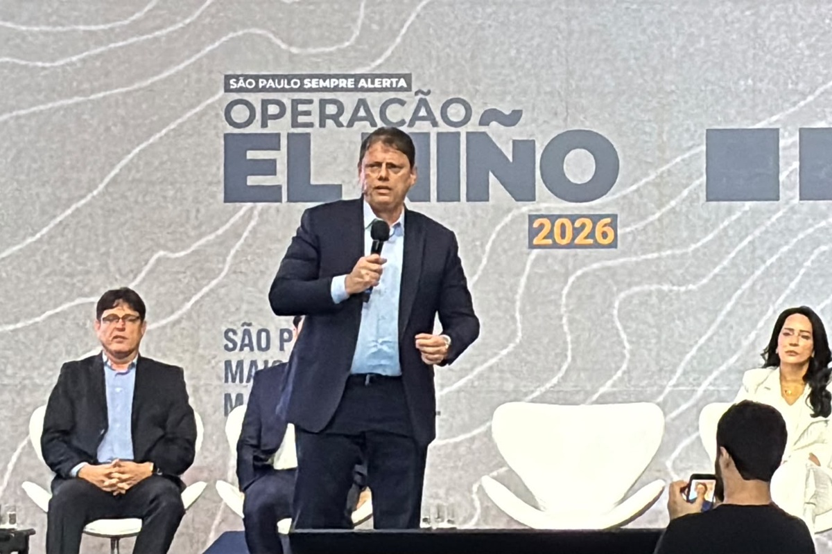 "Não adianta alerta se cidadão não fizer sua parte", diz Tarcísio pós-chuva