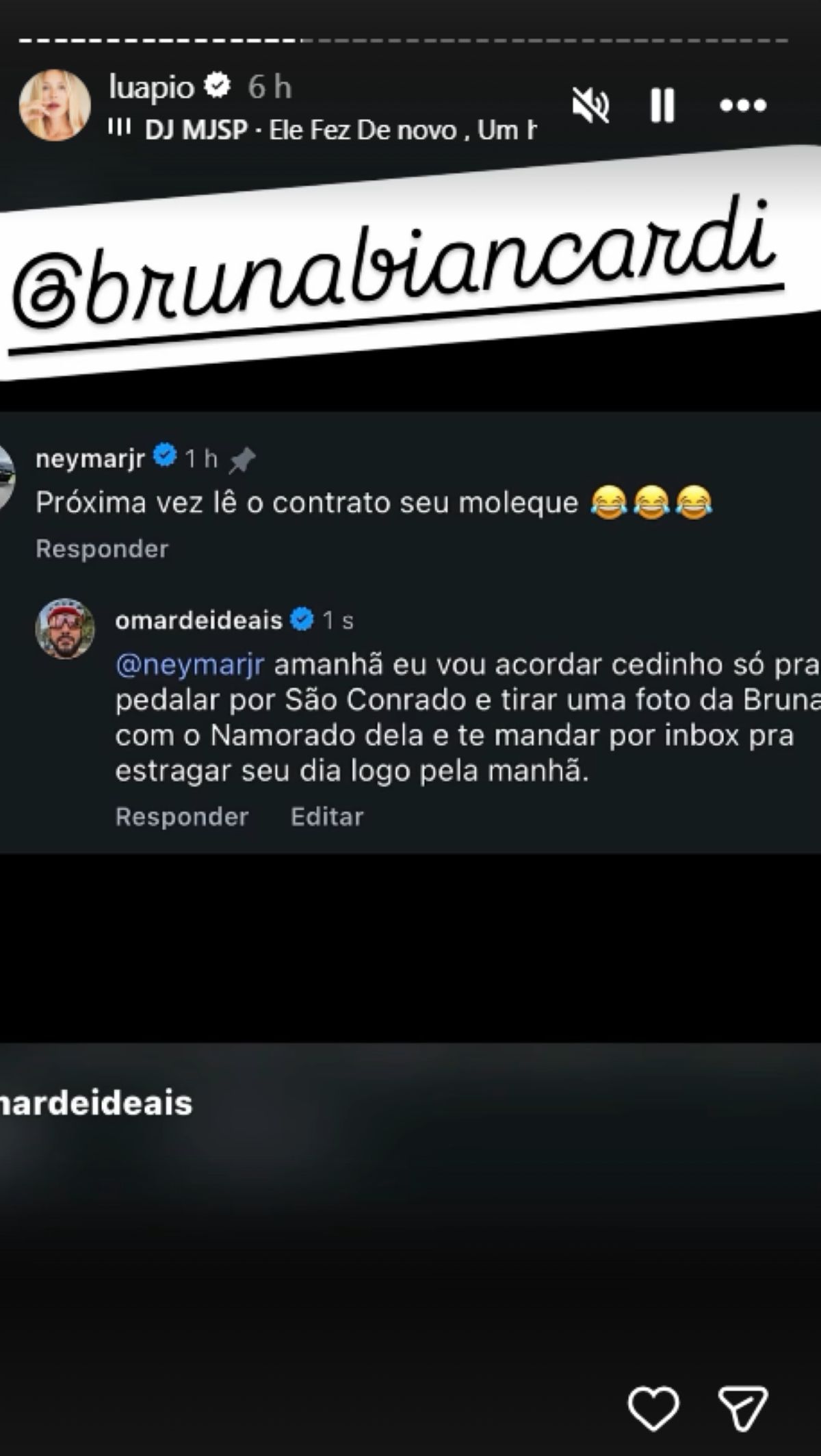 Luana Piovani provocou novamente a influenciadora Bruna Biancardi na manhã desta quarta-feira (28/10) - Merópoles