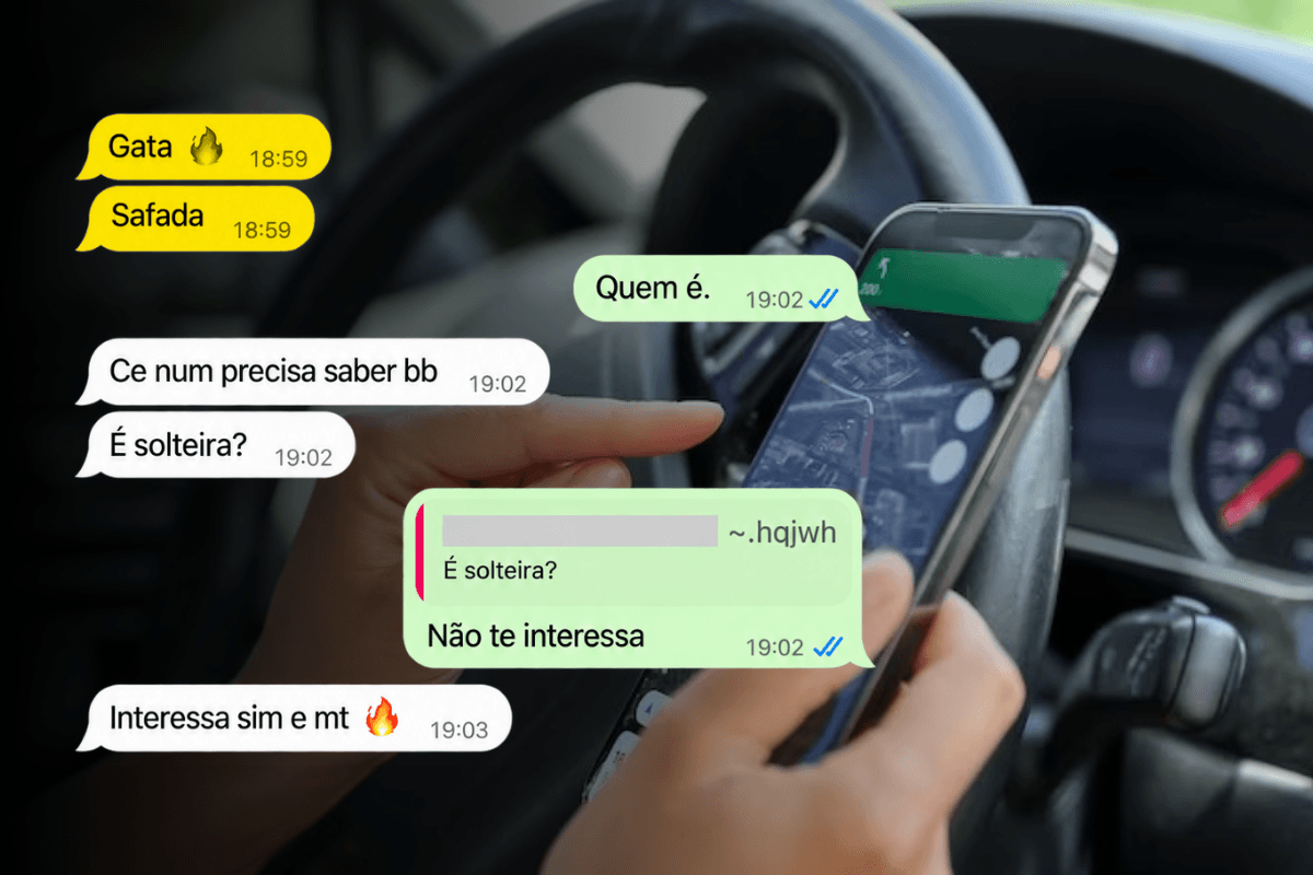 Armas, pornografia e ameaças: motorista de app toca terror em grupo de zap