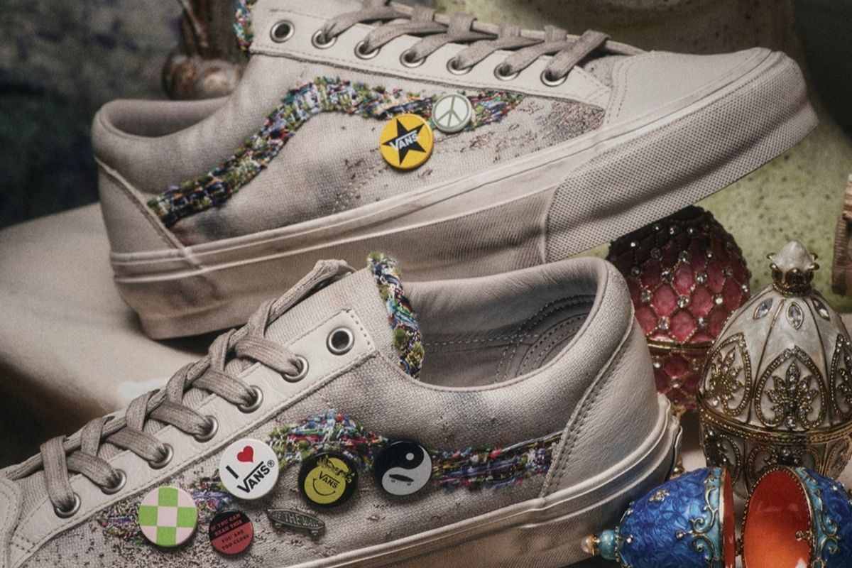 Universo do skate e da alta-costura se encontram em novo tênis da Vans