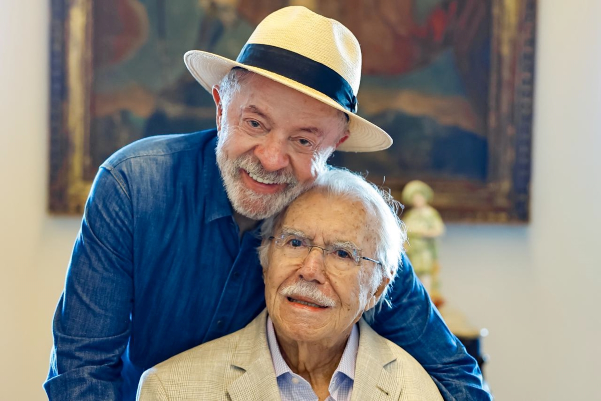 Confira imagens da visita de Lula a José Sarney no Maranhão