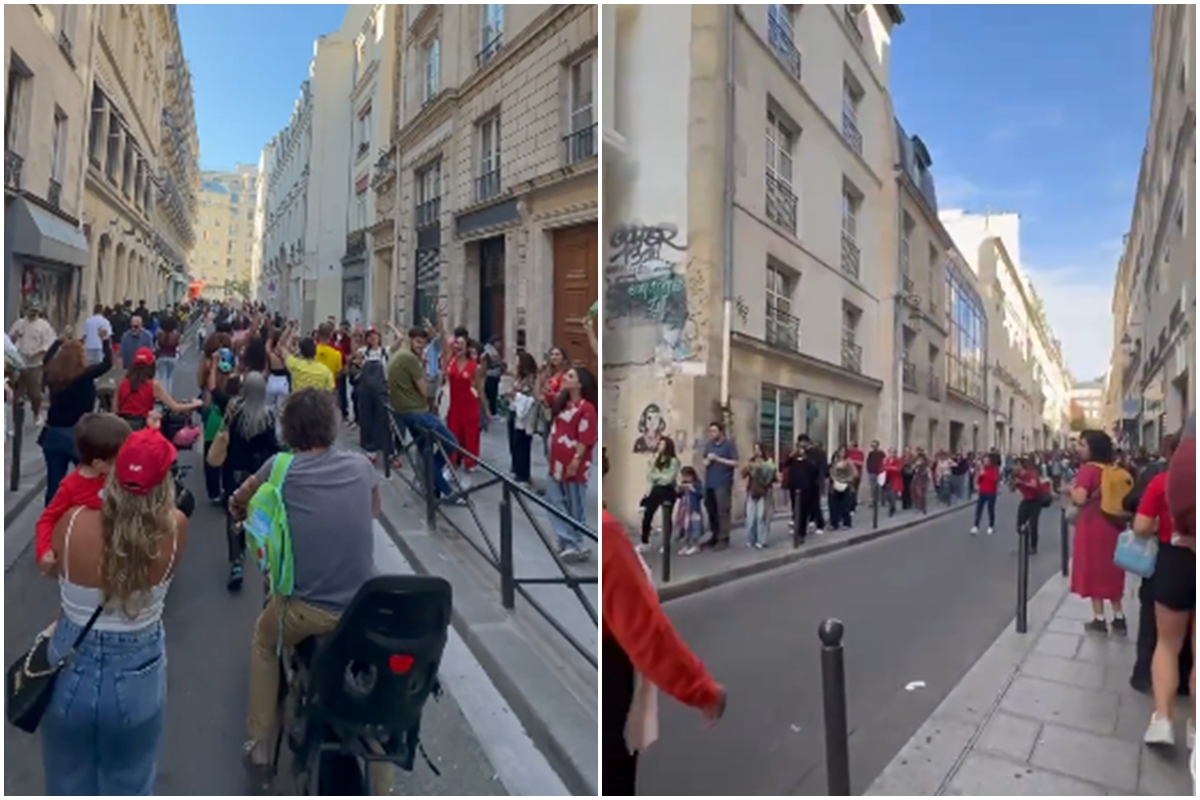 Em Paris, eleitores brasileiros esperam até 3 horas na fila para votar