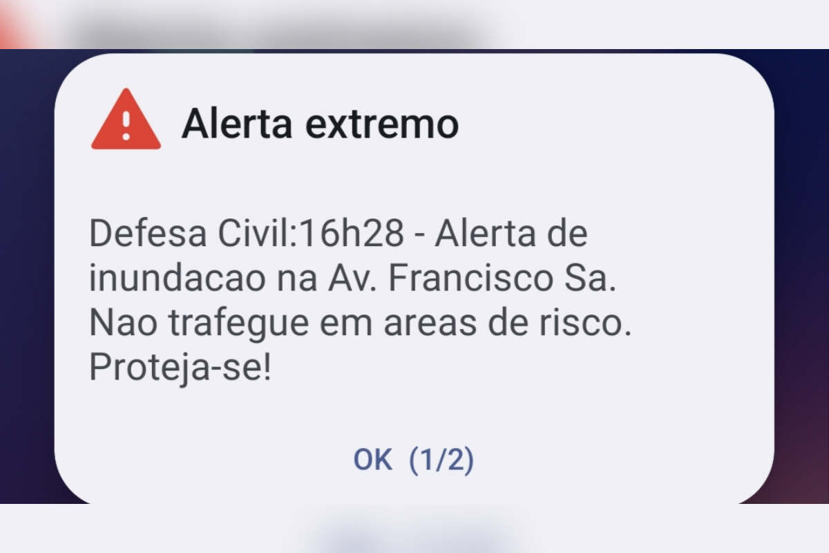 Alerta Defesa Civil de BH